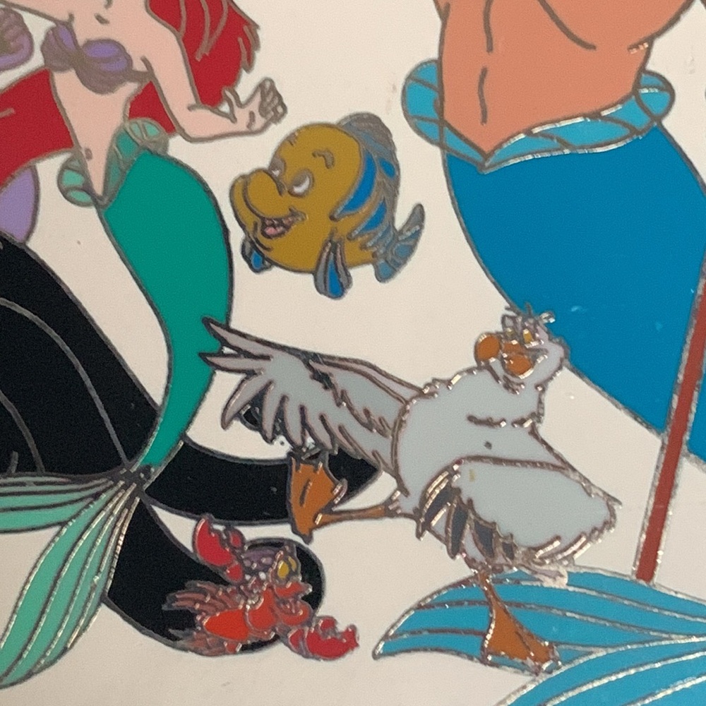 DISNEY PIN LE 100 LITTLE MERMAID CAST JUMBO - Picture 6 of 10